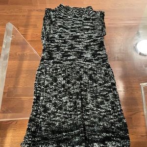 Anna Sui sweater Xs sleeveless black gray NWT